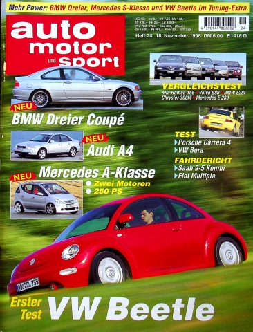 Deckblatt Auto Motor und Sport (24/1998)